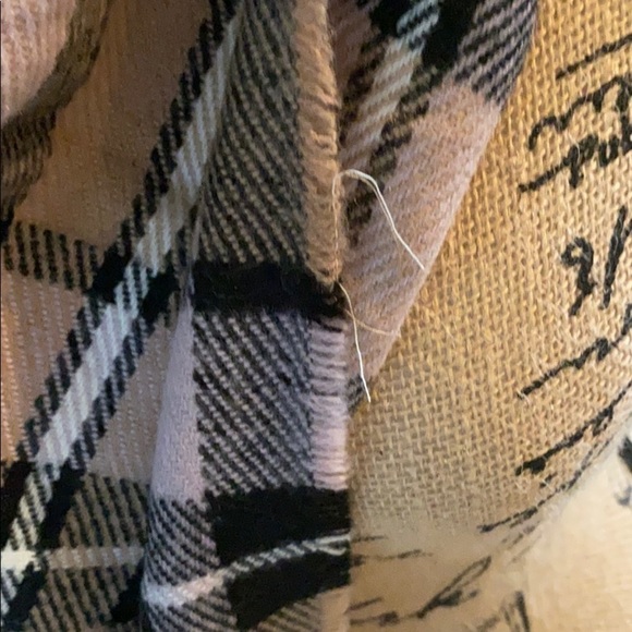 TopShop plaid blanket scarf - Picture 3 of 3